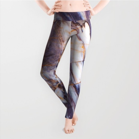 søciety6 Pants - Marble Society6 Leggings